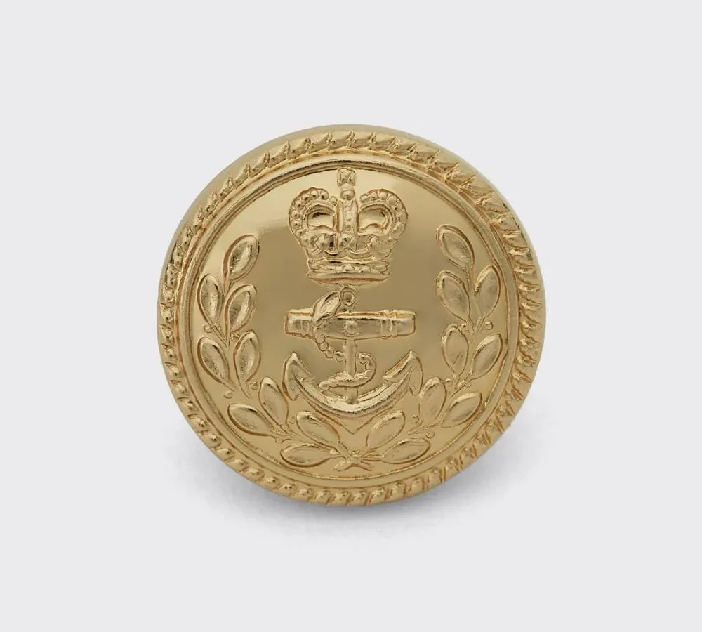 RAF Blazer Button Flat - Gilt