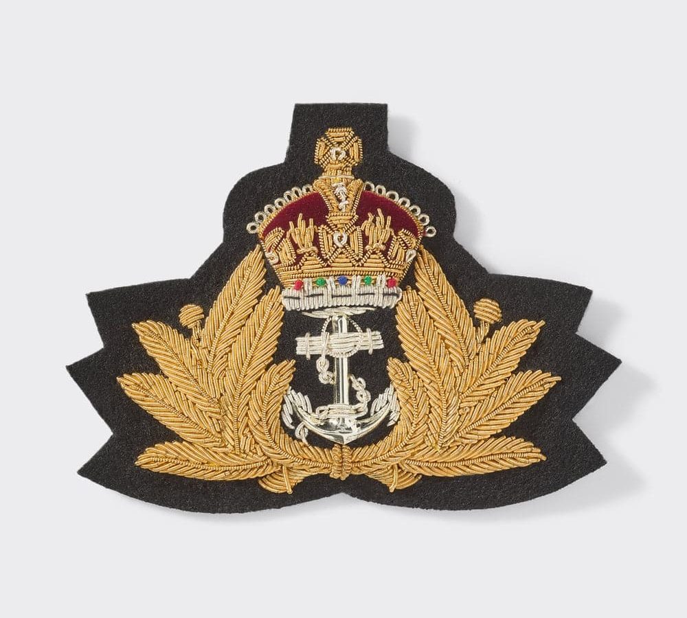 Royal Navy Cap Badge - Tudor Crown